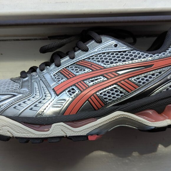 Asics Gel Kayano 14 White Papaya Model #1203A740-101 Sneakers US Men 6.5 Women's - Picture 11 of 14